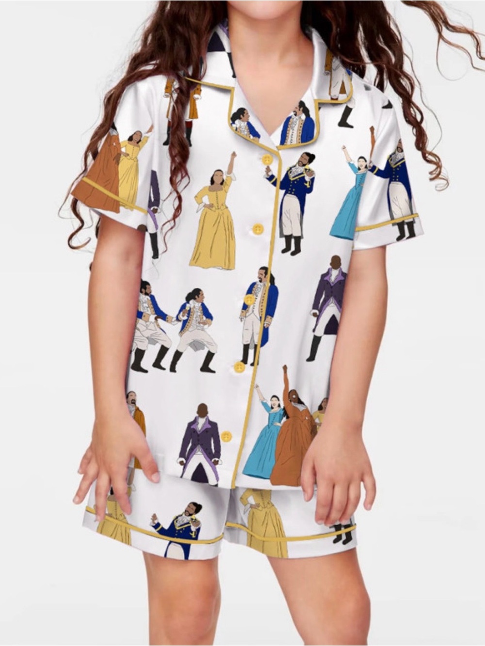 NWT Hamilton Silky Satin Pajama Set For Kids